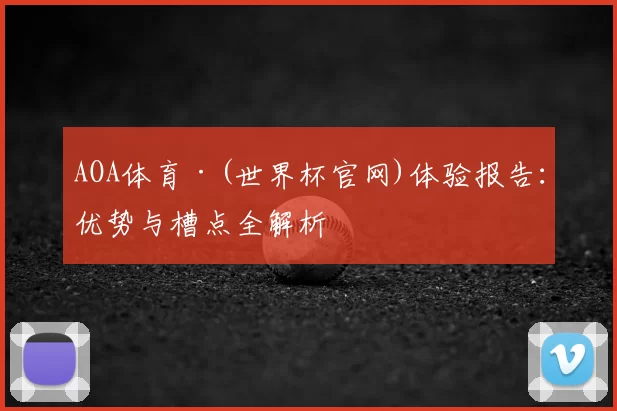 AOA体育·(世界杯官网)体验报告:优势与槽点全解析