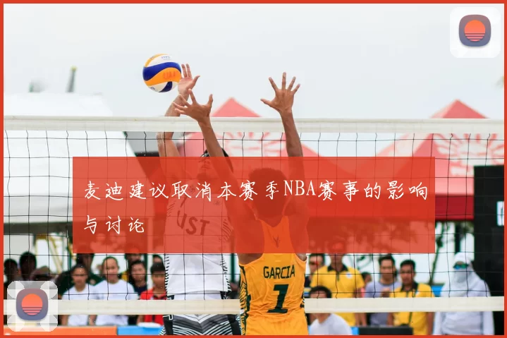 麦迪建议取消本赛季NBA赛事的影响与讨论