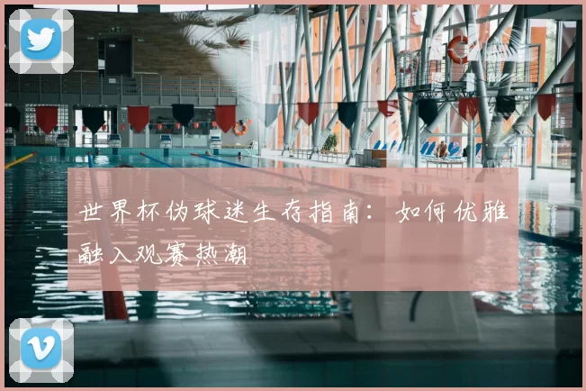 世界杯伪球迷生存指南：如何优雅融入观赛热潮
