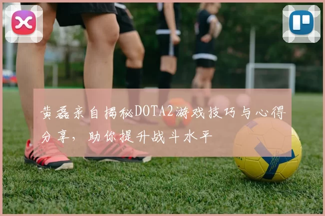 黄磊亲自揭秘DOTA2游戏技巧与心得分享,助你提升战斗水平